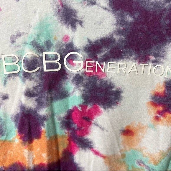 NWT BCBGeneration Tie-Dye Crop Tee - Picture 3 of 6